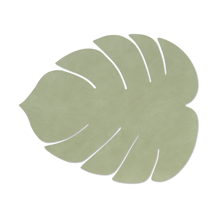 Monstera Leaf Nupo 餐垫大号 - 橄榄绿 - LIND DNA