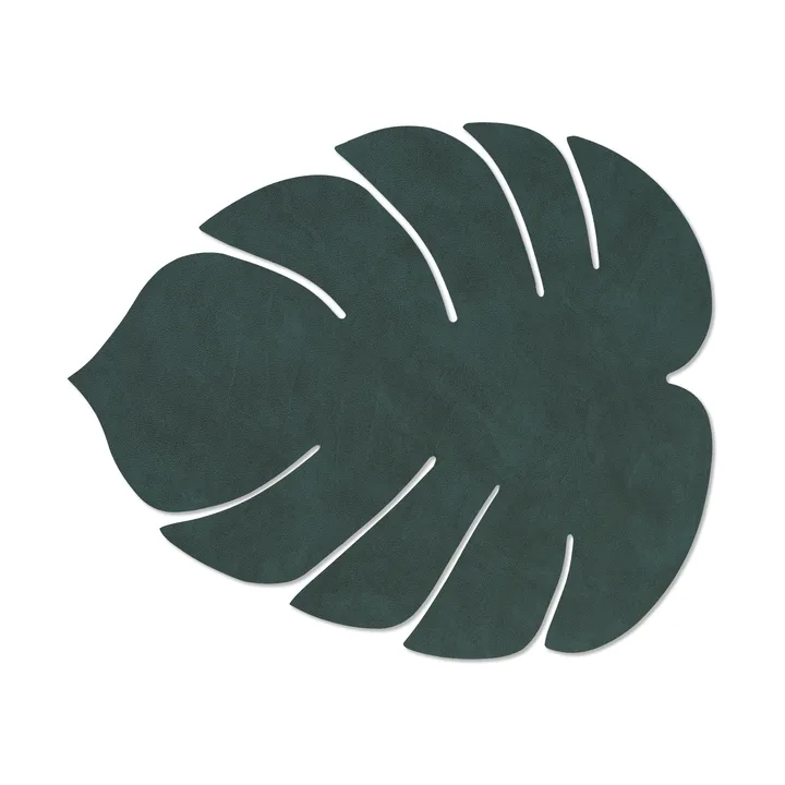 Monstera Leaf Nupo 餐垫大号 - 深绿色 - LIND DNA