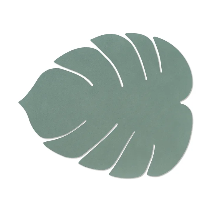 Monstera Leaf Nupo 餐垫大号 - 淡绿色 - LIND DNA