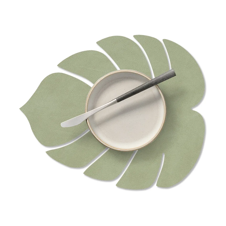 Monstera Leaf Nupo小号餐垫, 橄榄绿 LIND DNA