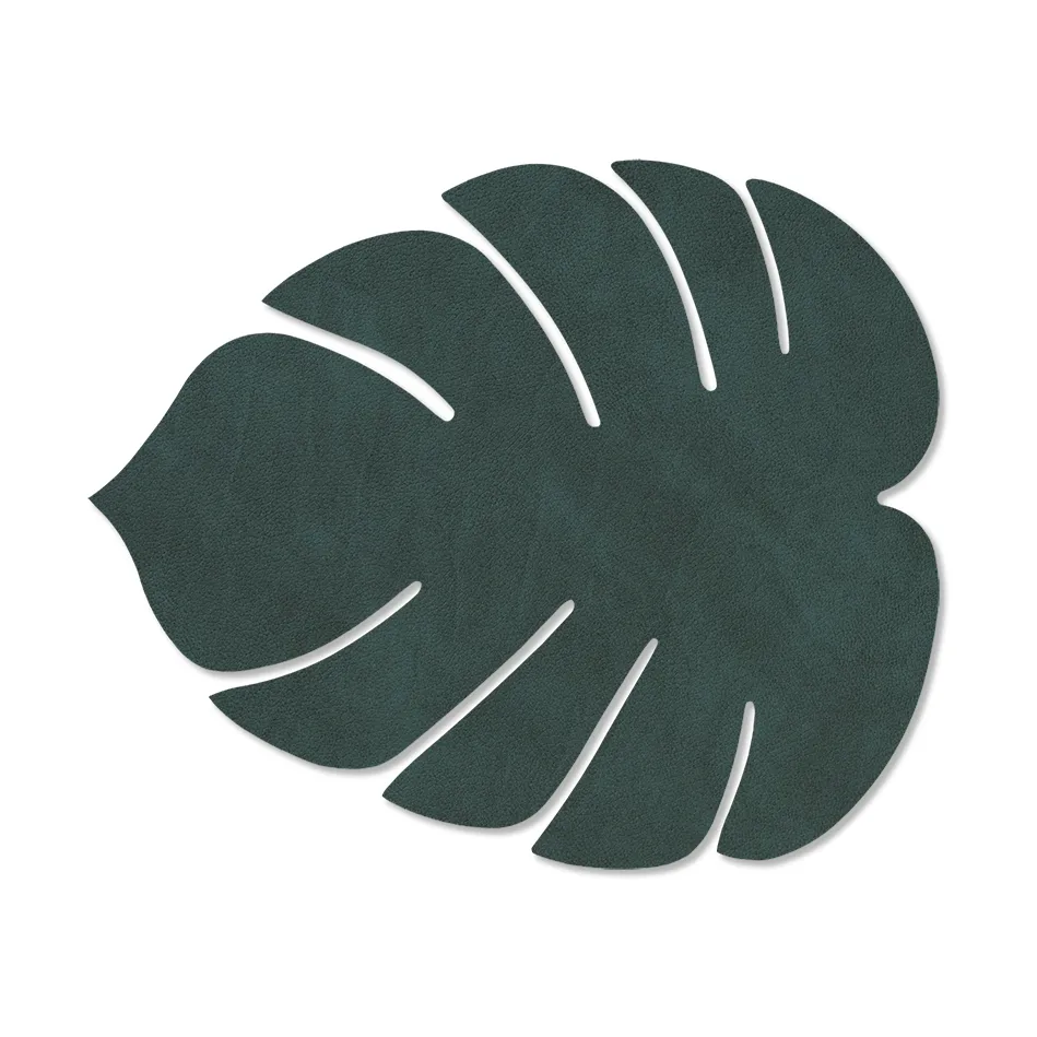 Monstera Leaf Nupo小号餐垫, 深绿色 LIND DNA
