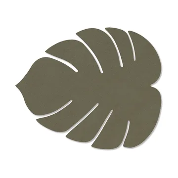 Monstera Leaf Nupo小号餐垫 - 军绿色 - LIND DNA
