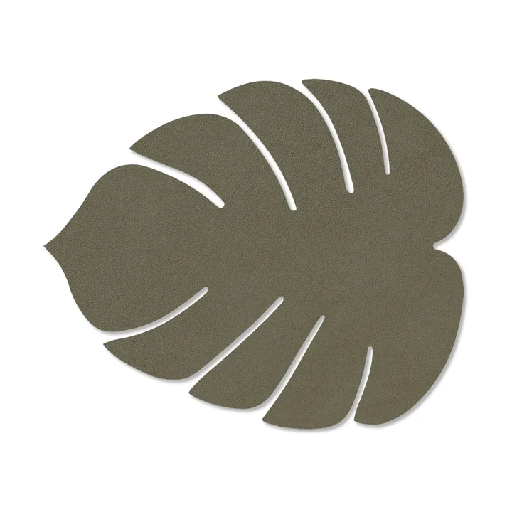 Monstera Leaf Nupo小号餐垫 - 军绿色 - LIND DNA