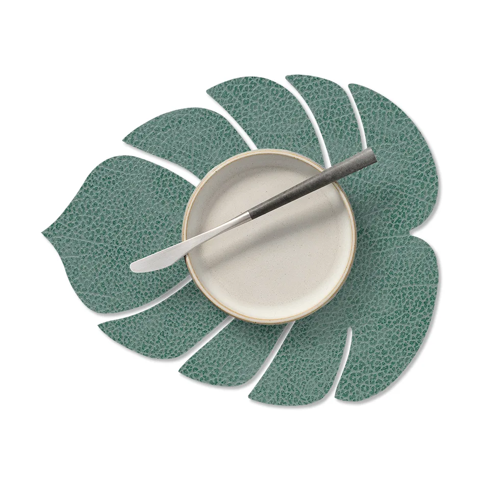 Monstera Leaf Nupo小号餐垫, 浅绿色 LIND DNA