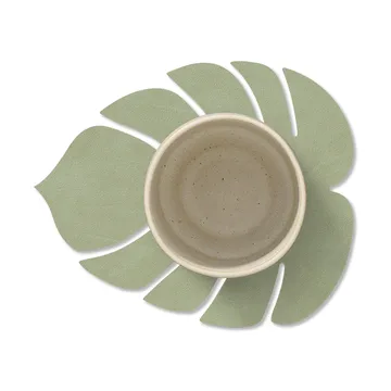 Monstera Leaf Nupo 杯垫 - 橄榄绿 - LIND DNA