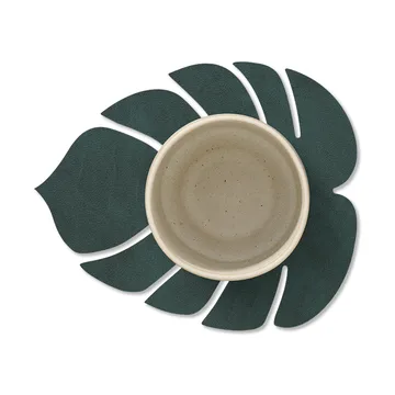 Monstera Leaf Nupo 杯垫 - 深绿色 - LIND DNA