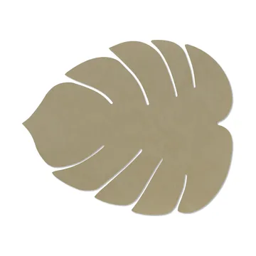 Monstera Leaf Nupo 餐垫大号 - 草本灰 - LIND DNA