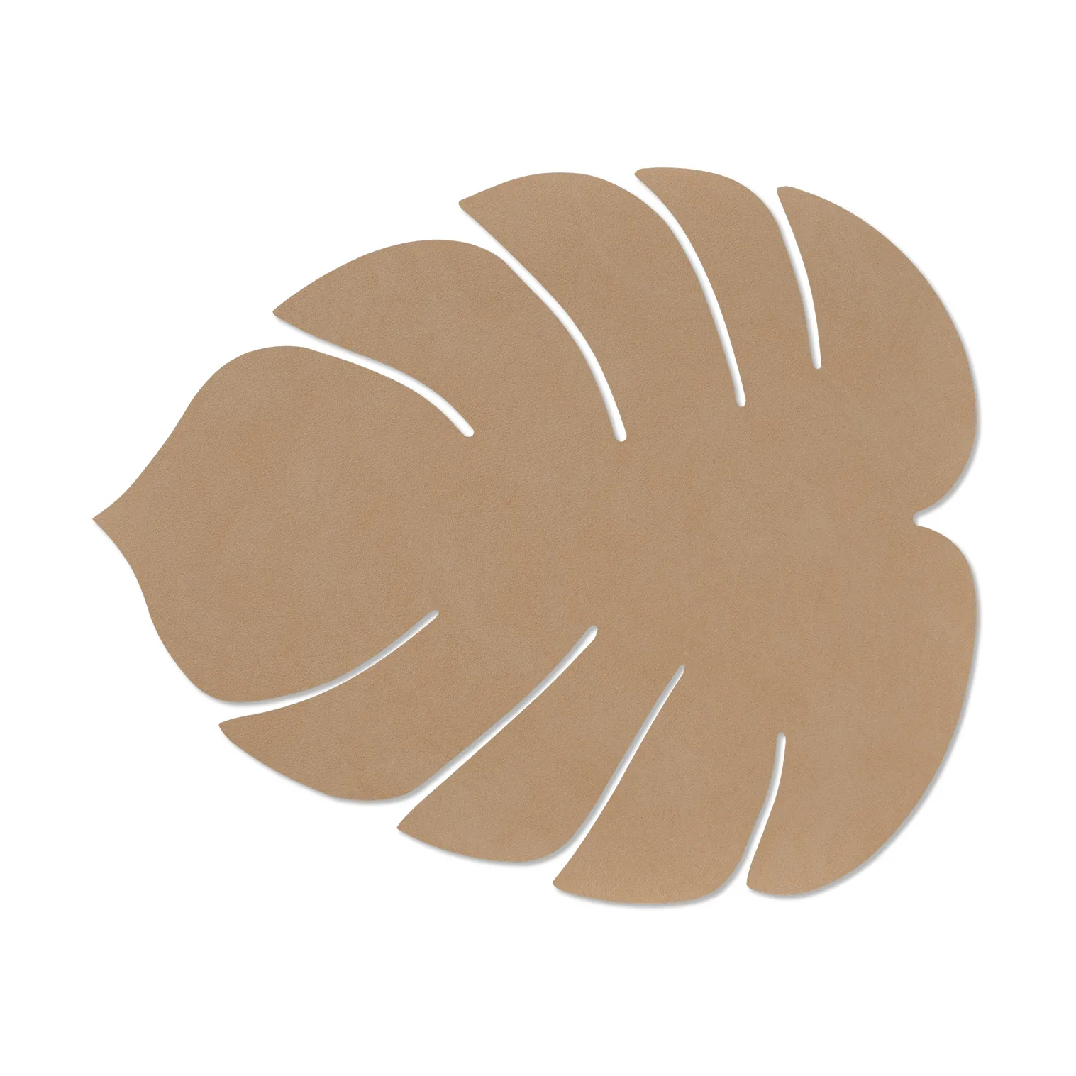 Monstera Leaf Nupo 餐垫大号, 牛轧糖色 LIND DNA