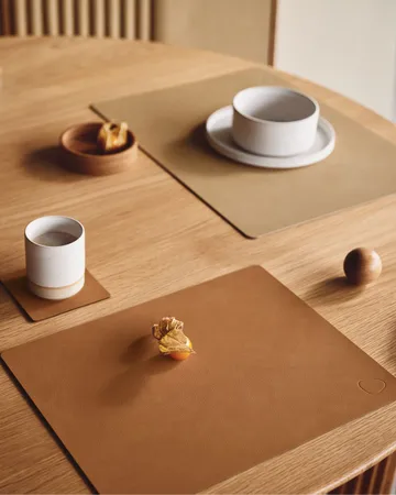 杯垫收纳木盒 - Nature-oak 圆形小号 - LIND DNA