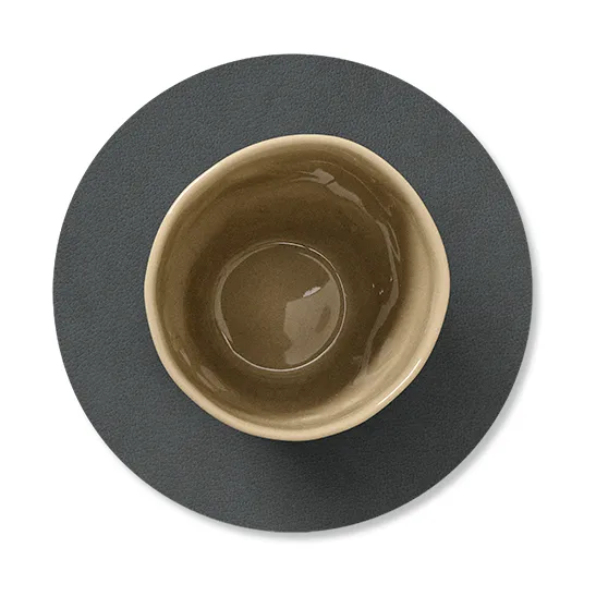 Nupo 圆形杯垫, anthracite 灰色 LIND DNA