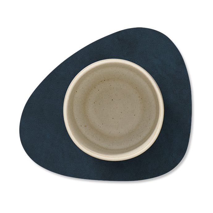 Nupo coaster curve reversible 1 pcs, Midnight 蓝色-petrol LIND DNA