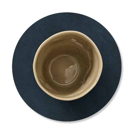 Nupo 圆形杯垫, Midnight 蓝色 LIND DNA