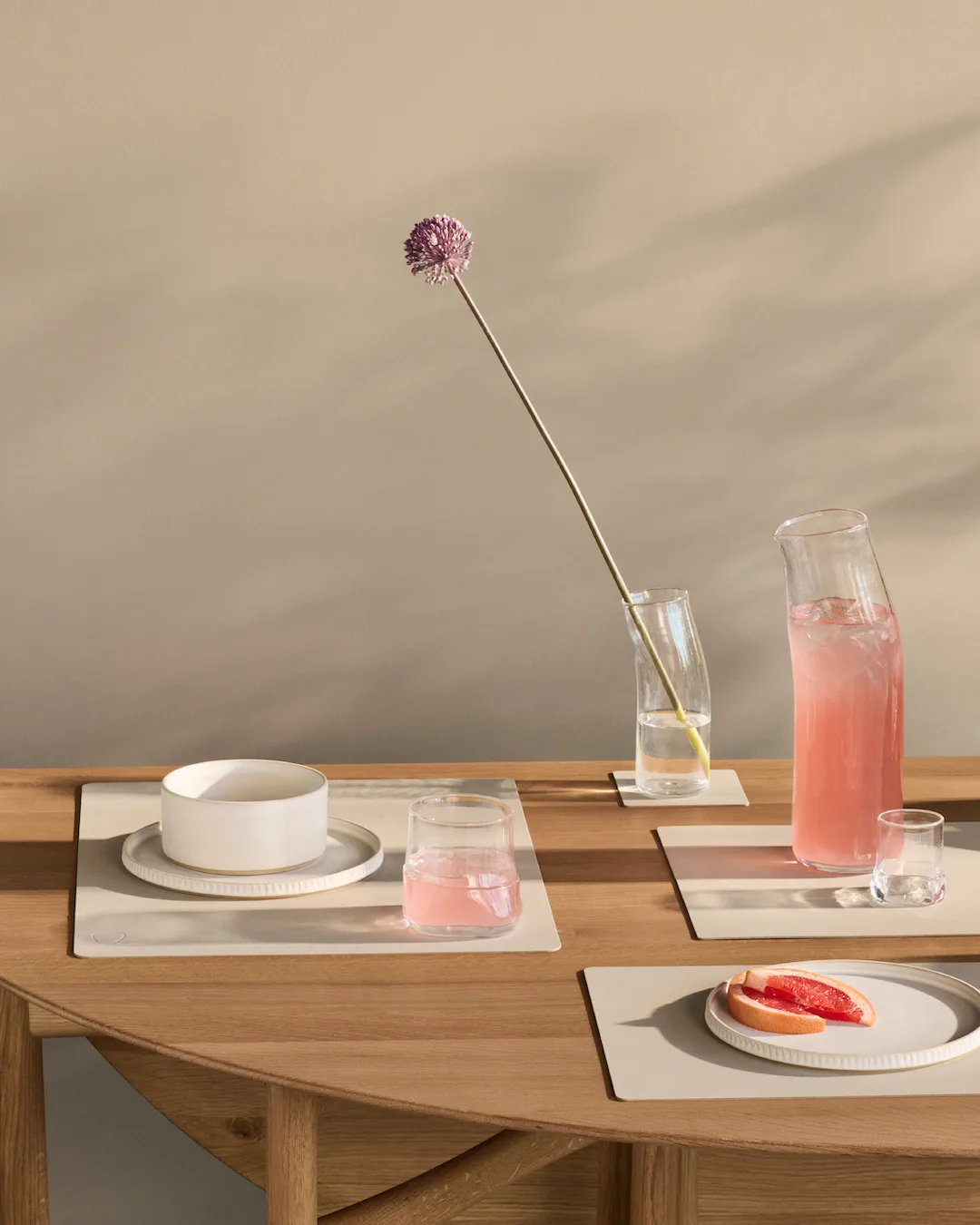 Nupo 方形餐垫 大号, Oyster 白色 LIND DNA