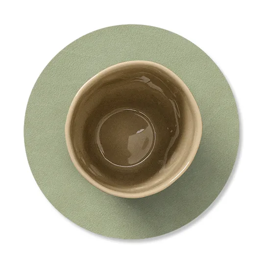 Nupo 圆形杯垫, 橄榄绿色 LIND DNA