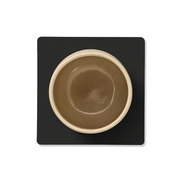 Nupo 方形杯垫 - 黑色墨水 - LIND DNA