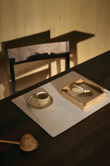Nupo 方形餐垫 大号 - 纯白色 - LIND DNA