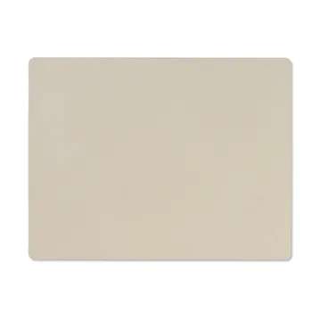 Serene 方形餐垫 中号 26.5x34.5cm - 奶油色 - LIND DNA