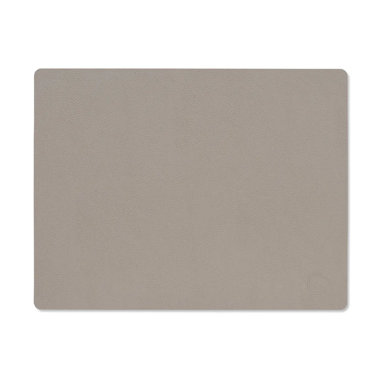 Serene 方形餐垫 中号 26.5x34.5cm, 烟灰灰色 LIND DNA