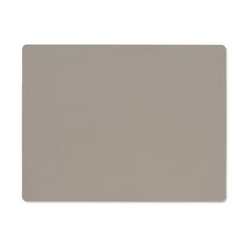 Serene 方形餐垫 中号 26.5x34.5cm - 烟灰灰色 - LIND DNA