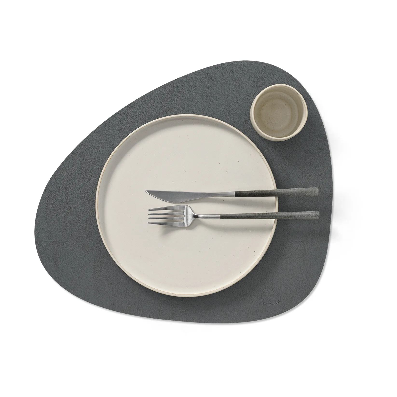 Serene 曲线餐垫 大号 37x44cm, 无烟煤灰色 LIND DNA