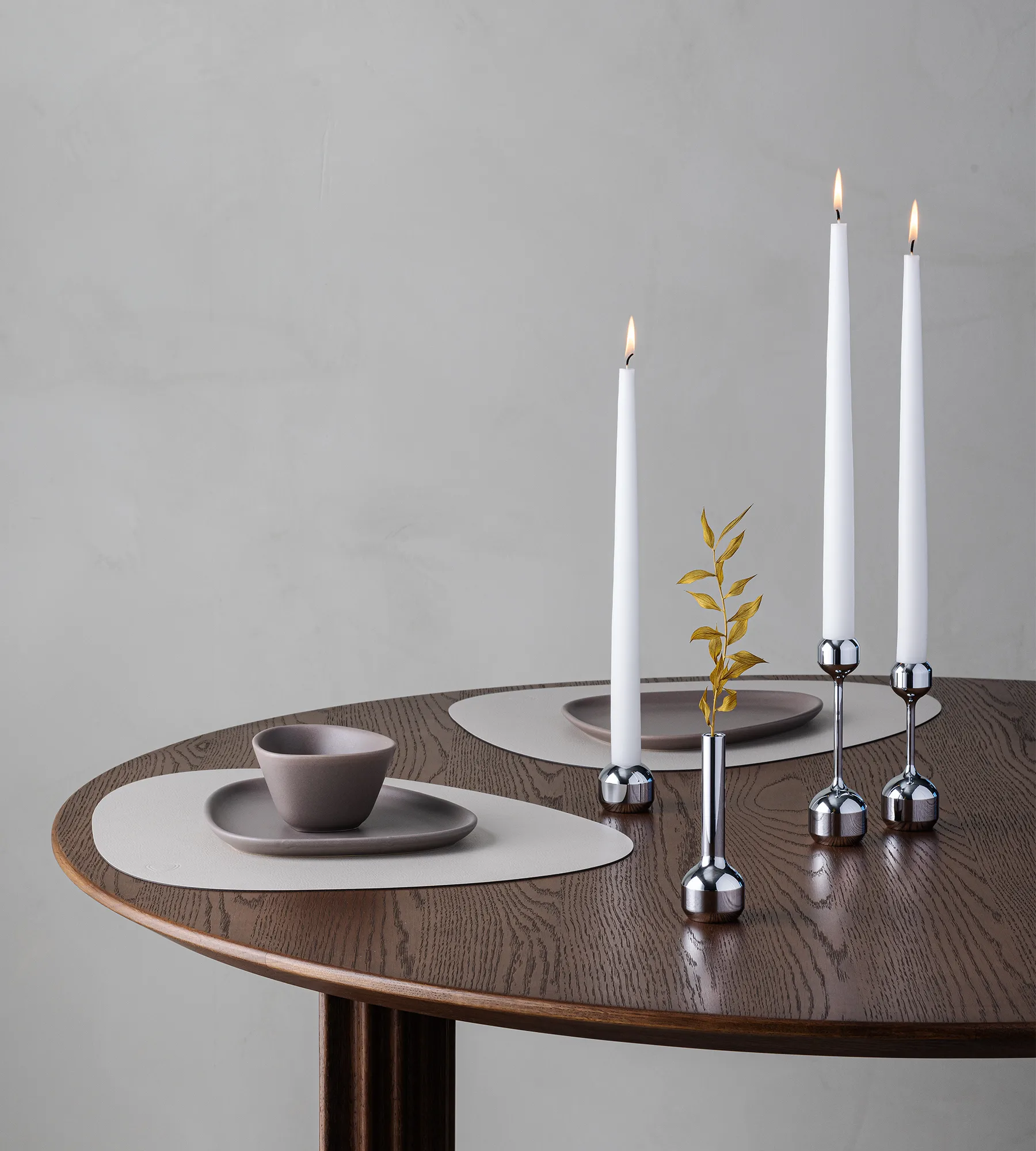 Silhouette 120  花瓶 , Chrome steel LIND DNA