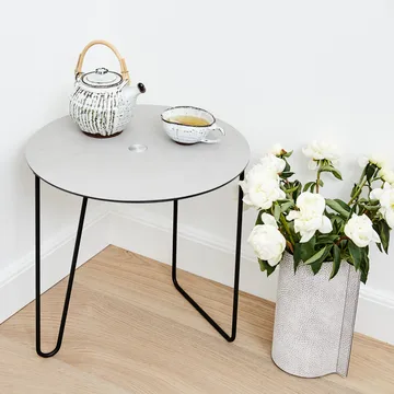 Turntable Nupo 边桌L - anthracite-light 灰色 - LIND DNA