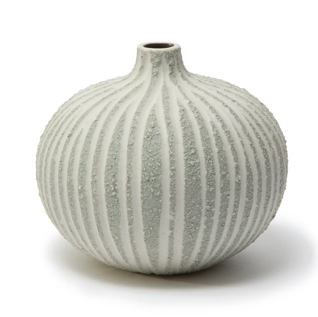 Bari 花瓶, 石纹浅灰粗款_M码 Lindform