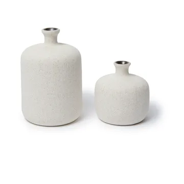 瓶形花瓶 - 沙白色_中号 - Lindform