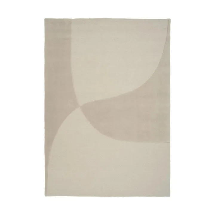 分割平原地毯 - 米色_140x200cm - Linie Design
