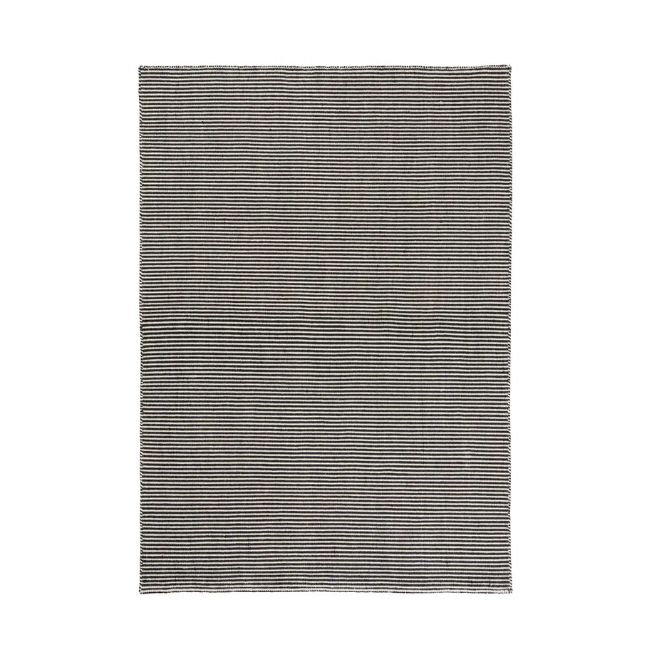 Ajo 地毯 140x200 cm, 黑色 Linie Design