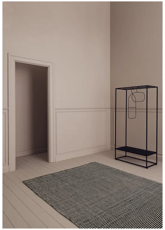 Ajo 地毯 140x200 cm, 黑色 Linie Design