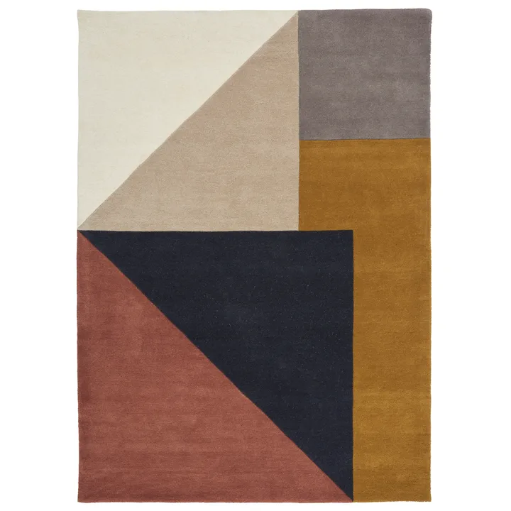 Arguto 羊毛地毯170x240cm - 多色 - Linie Design