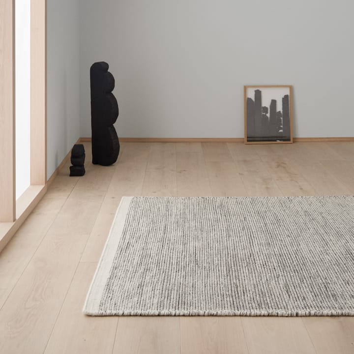 Asko 羊毛手工地毯 140x200 cm, 140x200cm_混合灰色_mixed Linie Design