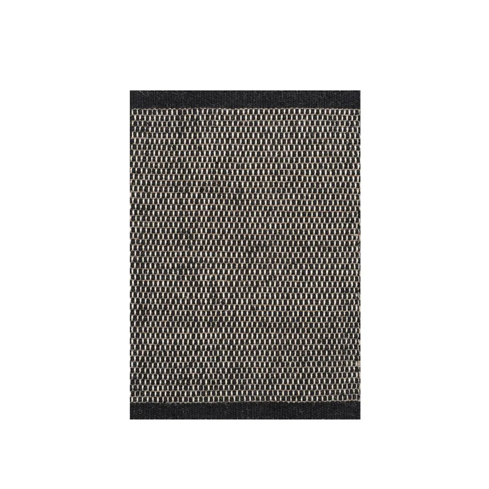 Asko 北欧简约风格地毯, 黑色_140x200cm Linie Design