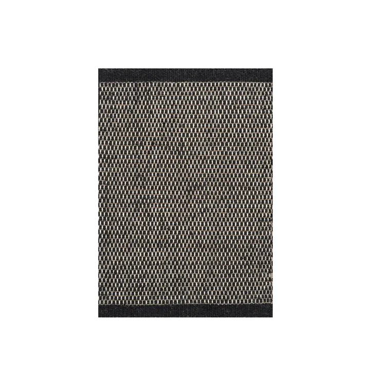Asko 北欧简约风格地毯 - 黑色_140x200cm - Linie Design