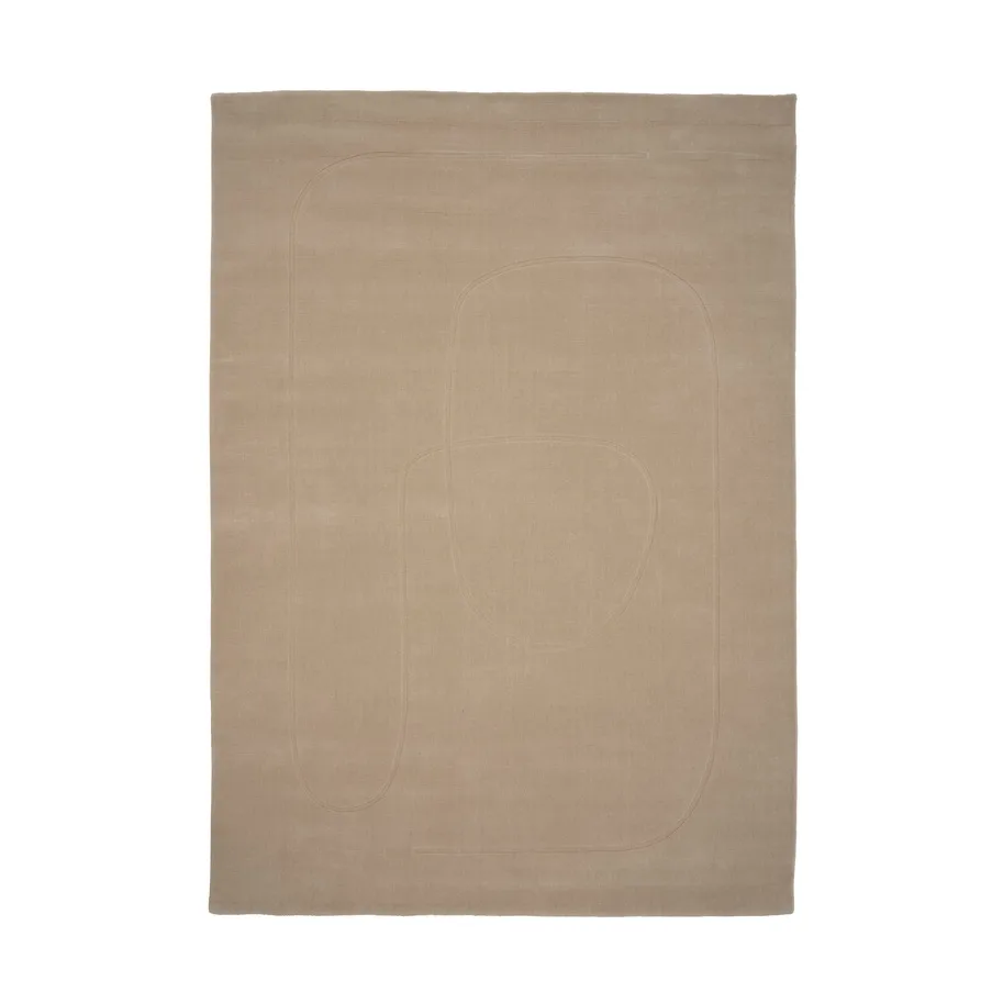 Cursive Expanse 地毯, 米色_140x200cm Linie Design