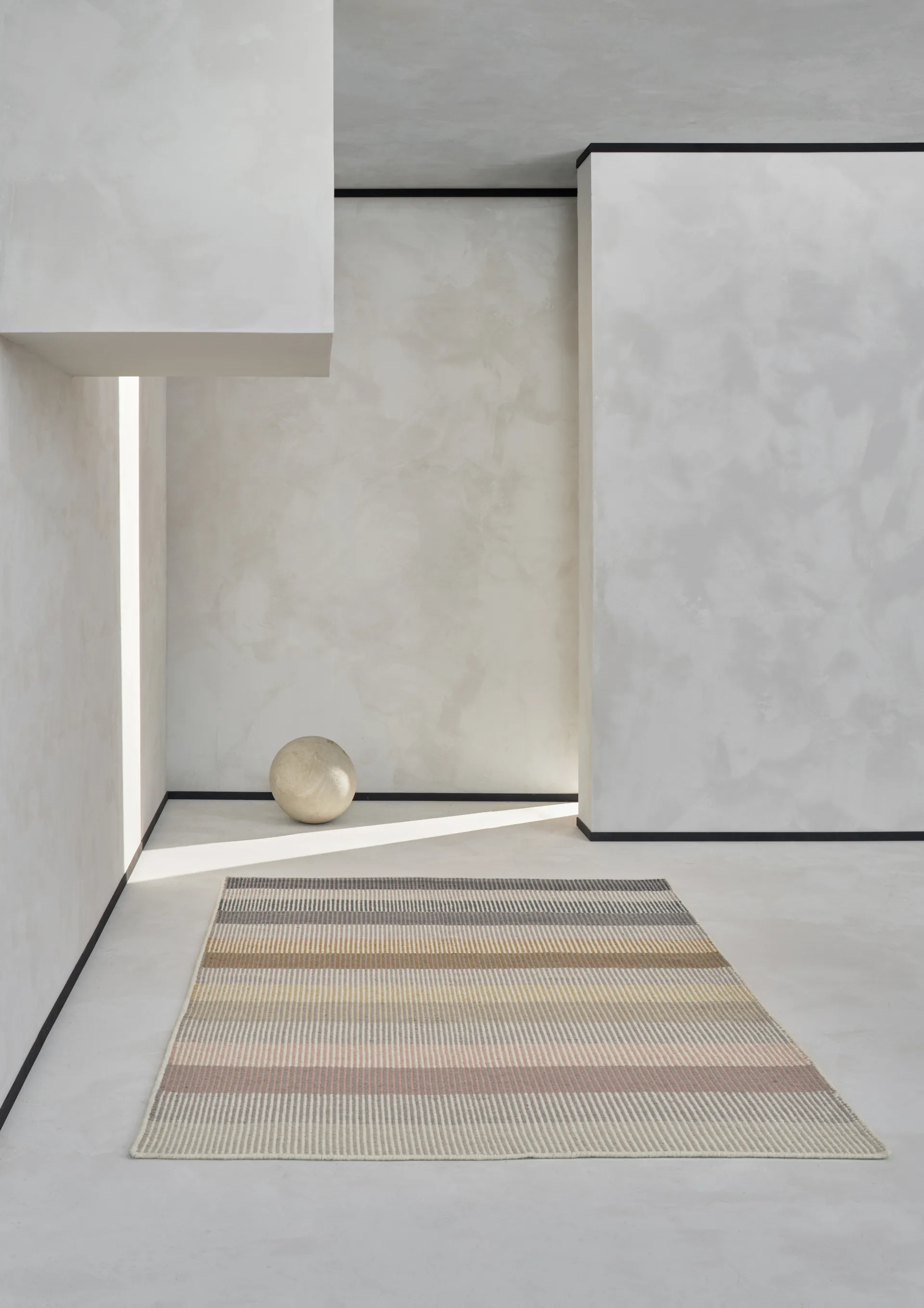 Devise羊毛地毯170x240cm, 芥末黄 Linie Design