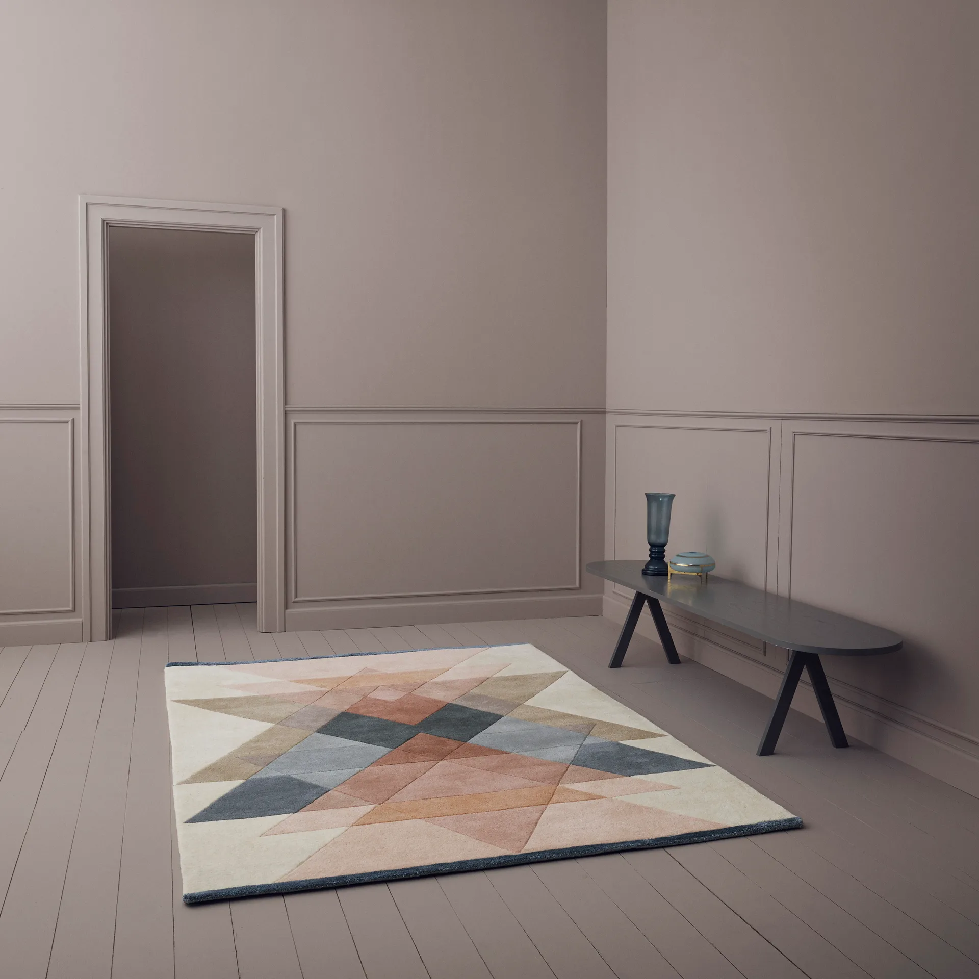 Freya 地毯170x240cm, 粉色 Linie Design