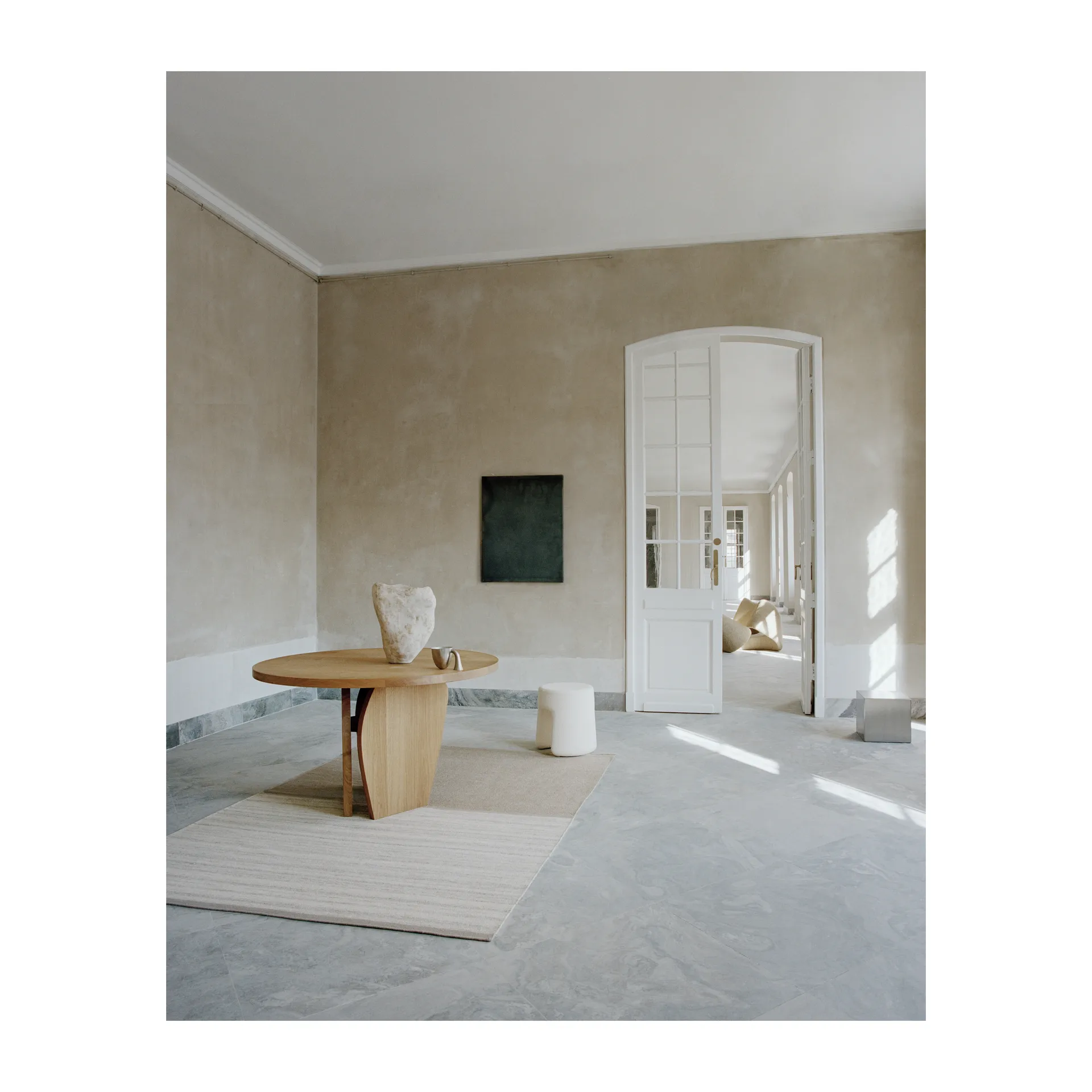 Future Seeds 地毯 140x200 cm, 米色 Linie Design