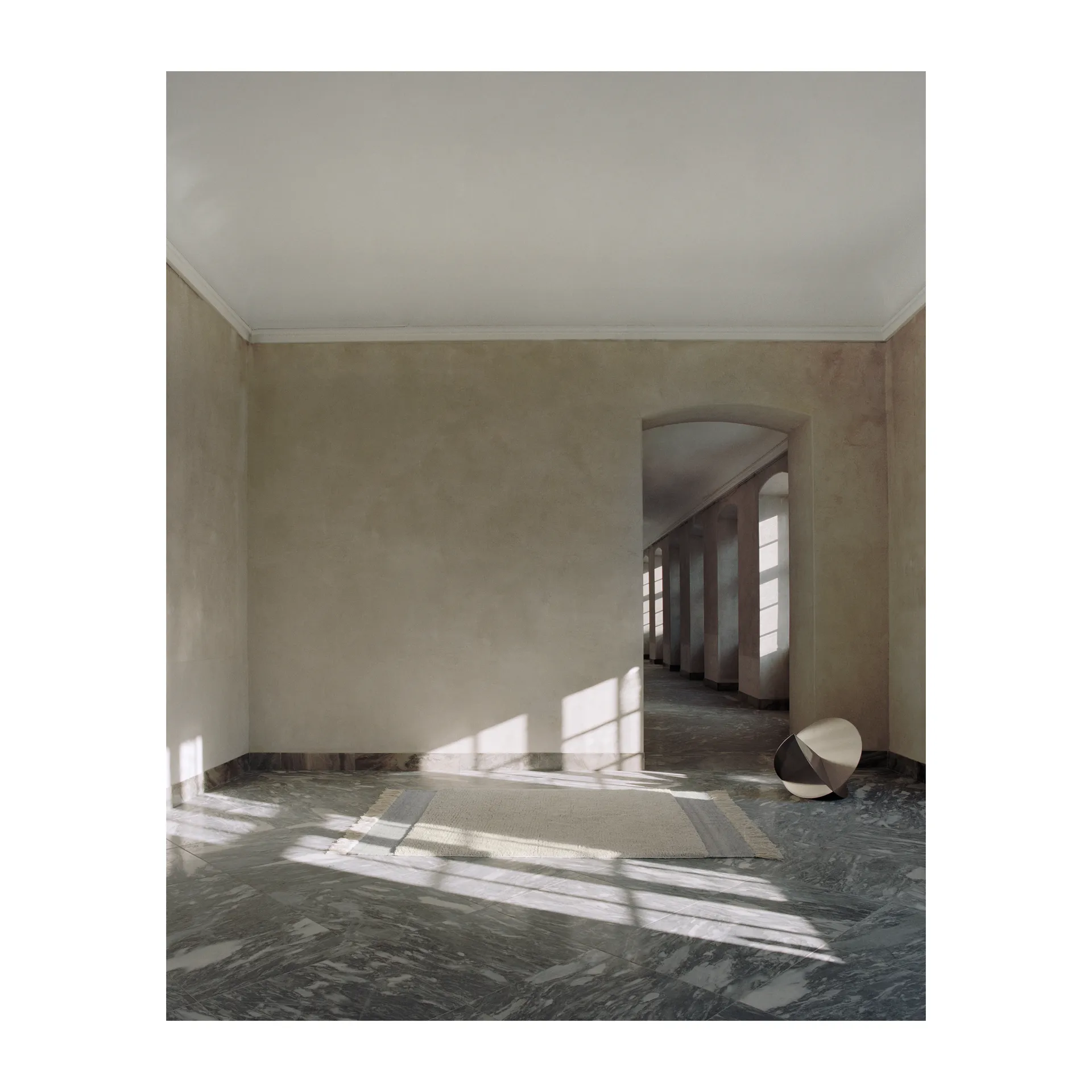 Humble Act羊毛地毯170x240cm, 象牙白 Linie Design