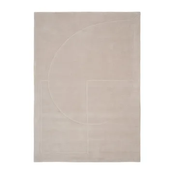 Lineal Poem羊毛地毯 - 米色_140x200cm - Linie Design