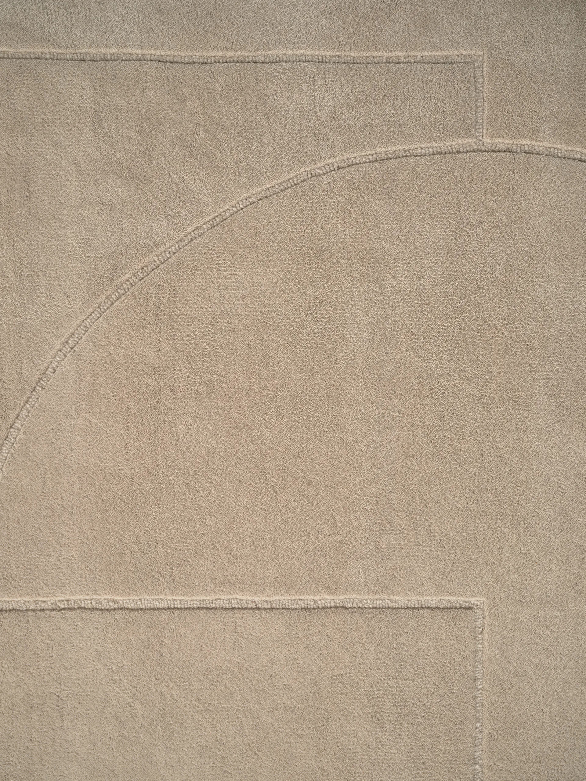 Lineal Poem羊毛地毯, 米色_140x200cm Linie Design