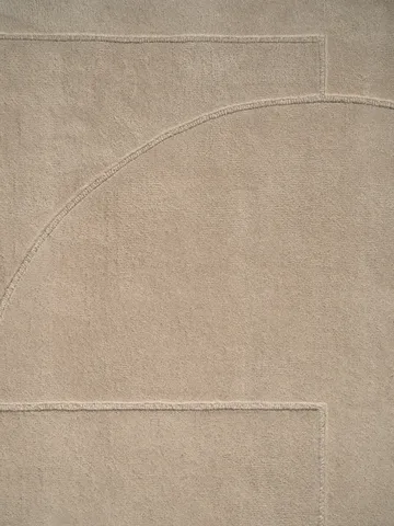 Lineal Poem羊毛地毯 - 米色_140x200cm - Linie Design