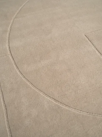 Lineal Poem羊毛地毯 - 米色_140x200cm - Linie Design