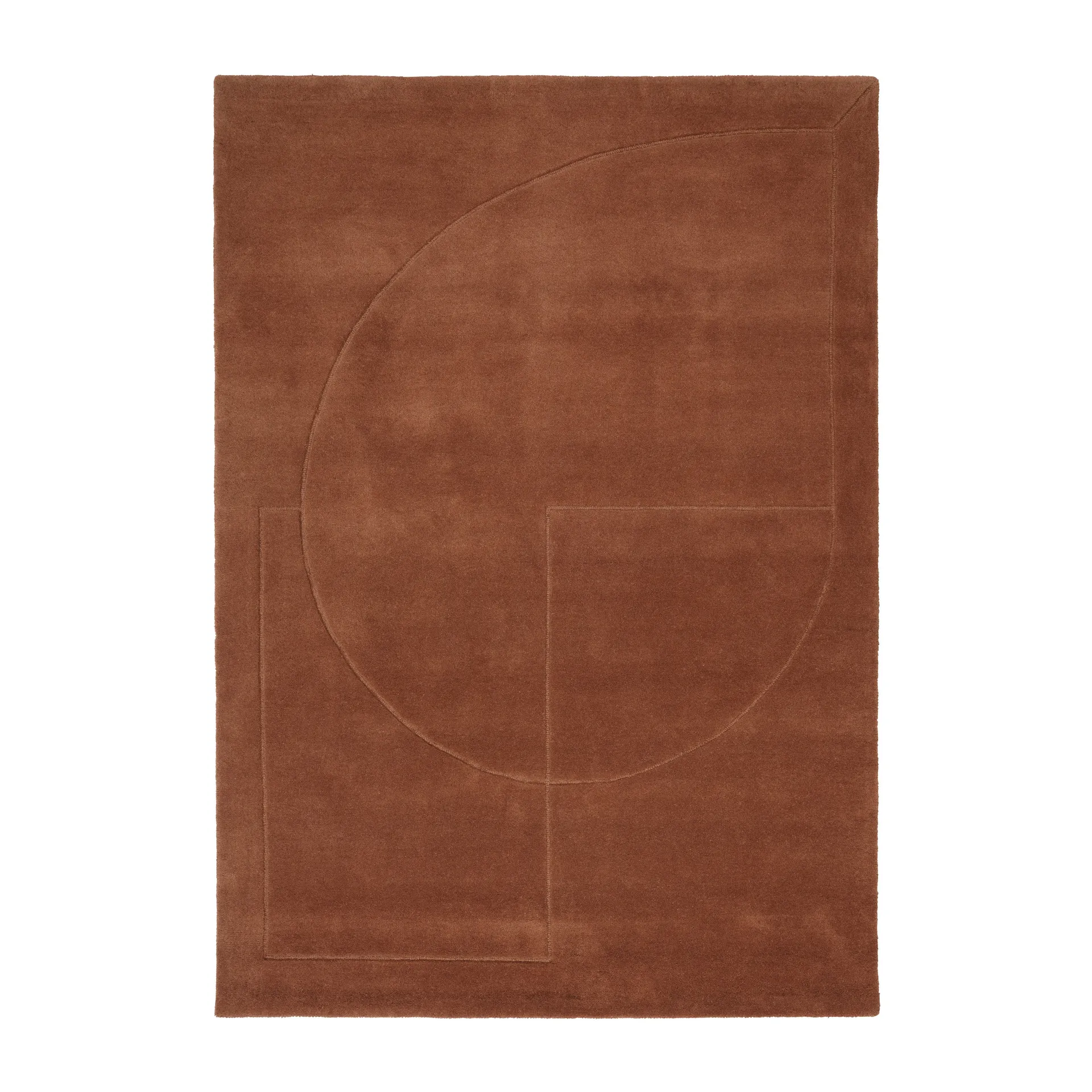 Lineal Poem羊毛地毯, 琥珀色_170x240cm Linie Design