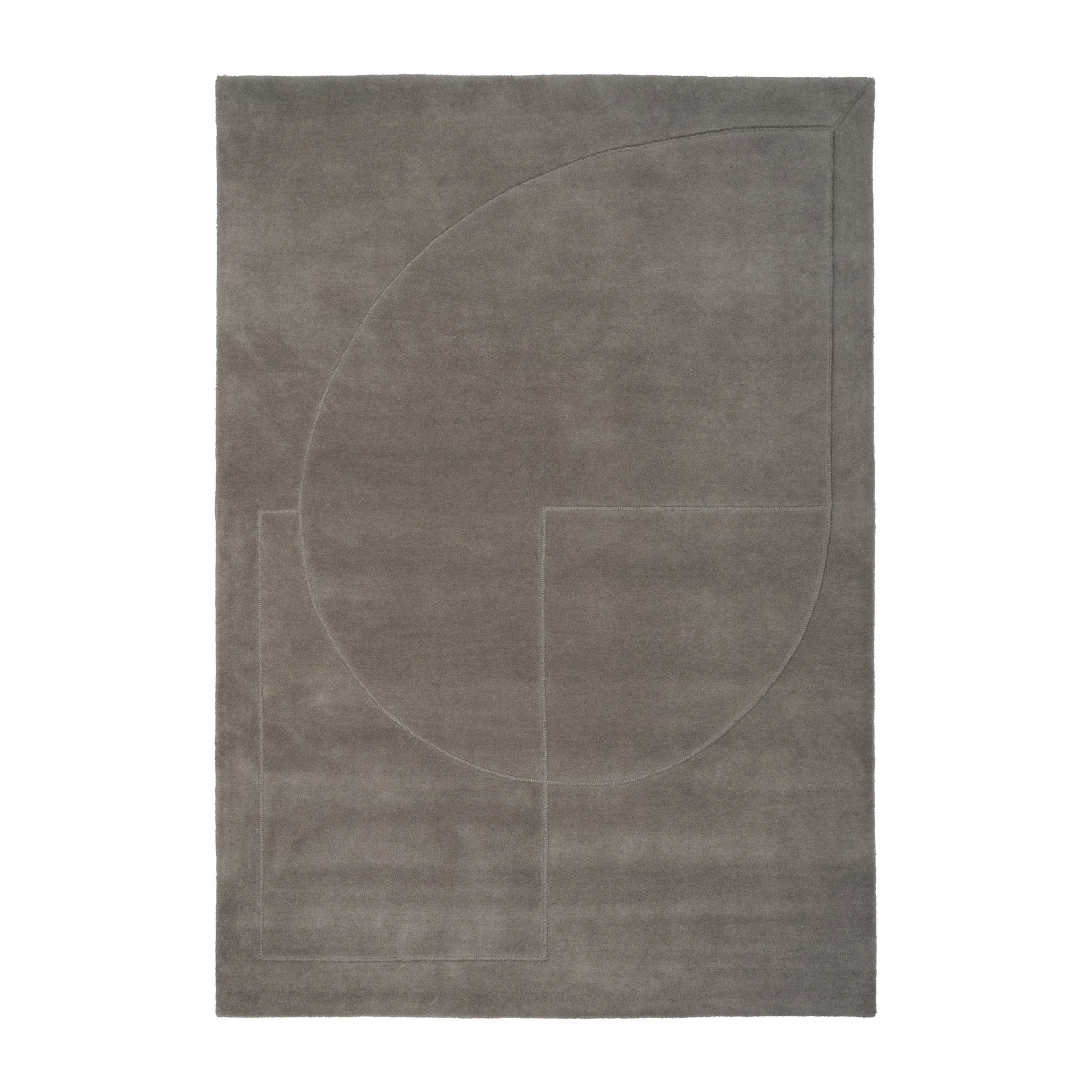 Lineal Poem羊毛地毯, 灰色_170x240cm Linie Design
