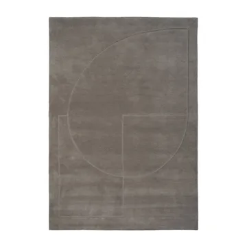 Lineal Poem羊毛地毯 - 灰色_170x240cm - Linie Design