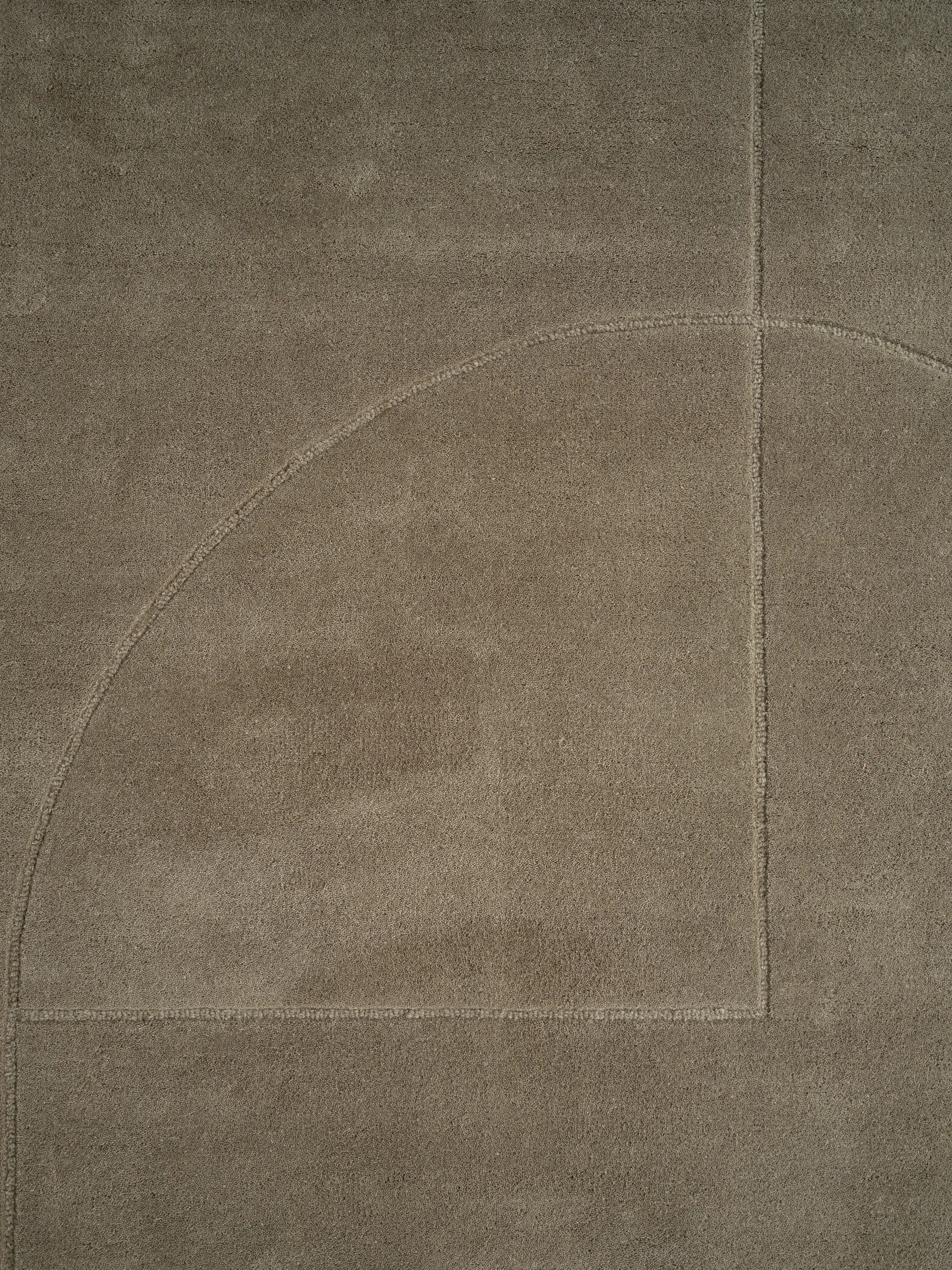 Lineal Poem羊毛地毯, 苔藓绿_170x240cm Linie Design