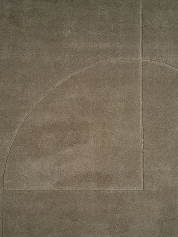 Lineal Poem羊毛地毯 - 苔藓绿_170x240cm - Linie Design