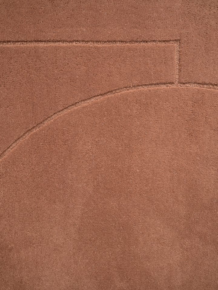 Lineal Poem 羊毛 地毯, Amber. 140x200 cm Linie Design
